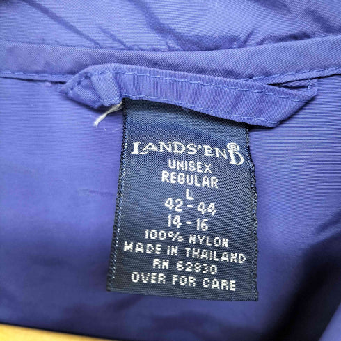 ランズエンド LANDS END 90s ナイロンアノラックパーカー メンズ JPN:L