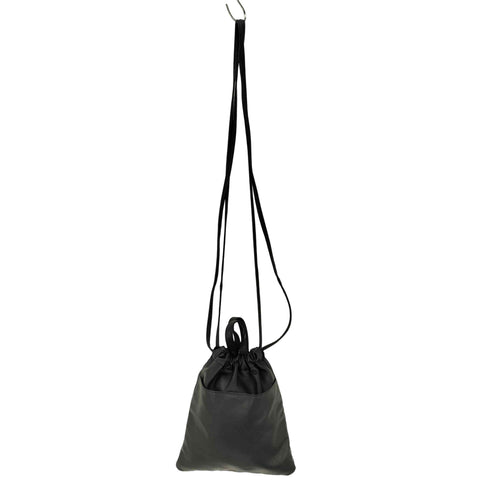 メゾンスペシャル MAISON SPECIAL Vegan Leather Shoulder Drawstring Bag メンズ