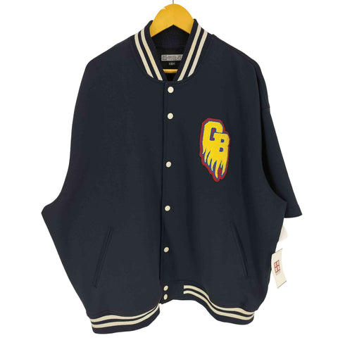 ガルフィー GALFY GB GALFY BRAND ロゴ ワッペン スナップボタン スタジアムシャツ メンズ 大型犬