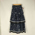 セルフポートレイト self-portrait TIERED STAR SATIN PRINTED SKIRT スター プリーツ ティアードスカート レディース UK6