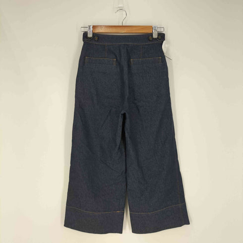 マッキントッシュフィロソフィー MACKINTOSH PHILOSOPHY ウエスト サイドボタン ワイド デニムパンツ レディース 34