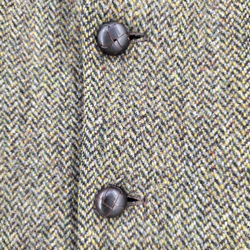 ハリスツイード Harris Tweed 60-70s Dunn&Co. 胡桃ボタン 3Bウールツイードテーラードジャケット メンズ