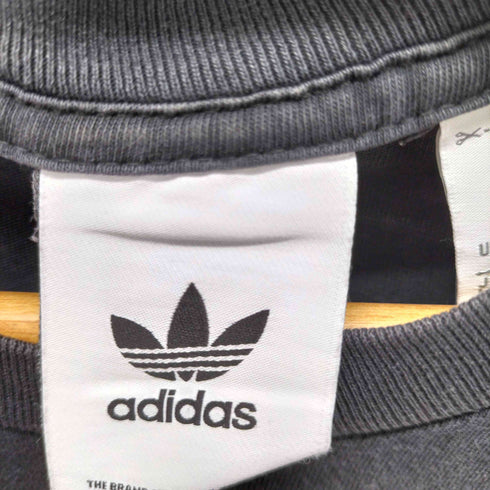 アディダス adidas モノグラムスクエアプリントTEE トレフォイルロゴ フェード メンズ JPN:L