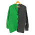 ザラ ZARA アルパカ混 バイカラー ニット カーディガン レディース import:M