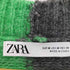 ザラ ZARA アルパカ混 バイカラー ニット カーディガン レディース import:M