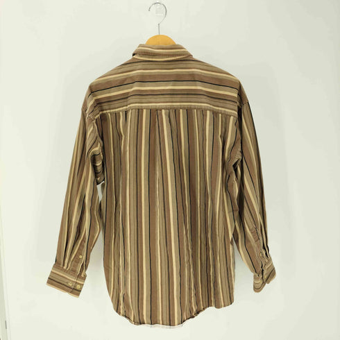 Alexander Martin ストライプ柄 ボタンダウン コットン 長袖シャツ メンズ JPN:XL