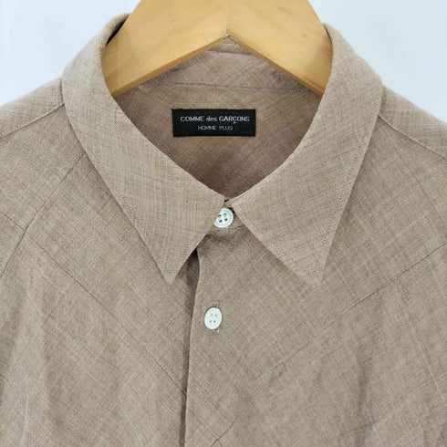 コムデギャルソンオムプリュス COMME des GARCONS HOMME PLUS 90S AD1997 デザイン ウールリネンシャツ メンズ