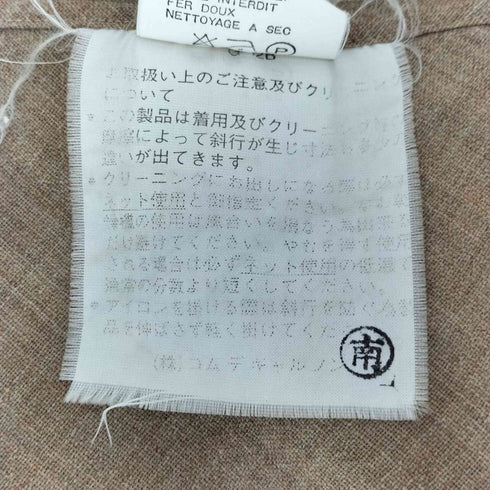 コムデギャルソンオムプリュス COMME des GARCONS HOMME PLUS 90S AD1997 デザイン ウールリネンシャツ メンズ