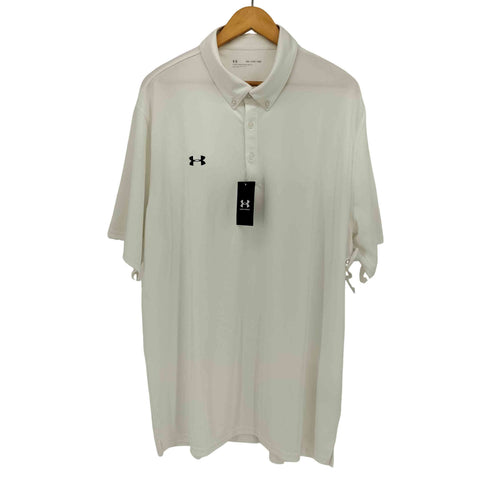 アンダーアーマー UNDER ARMOUR ロゴプリント S/S ポロ シャツ メンズ 4XL