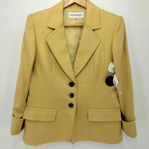 イヴサンローラン Yves Saint Laurent 3B テーラードジャケット スカート セットアップ レディース 38