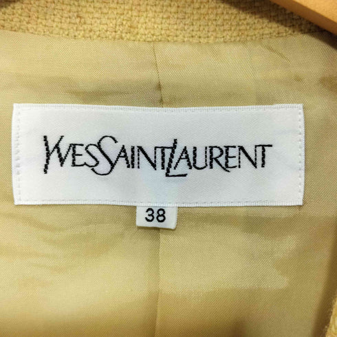 イヴサンローラン Yves Saint Laurent 3B テーラードジャケット スカート セットアップ レディース 38