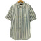 ノーティカ NAUTICA 00S 80s TWO-PLY COTTON デサント製 ストライプ S/S シャツ オーバーサイズ メンズ JPN:XL