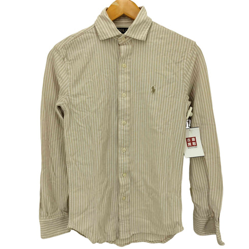 ポロラルフローレン POLO RALPH LAUREN KNIT OXFORD ポニー刺繍 L/Sシャツ メンズ JPN:XS