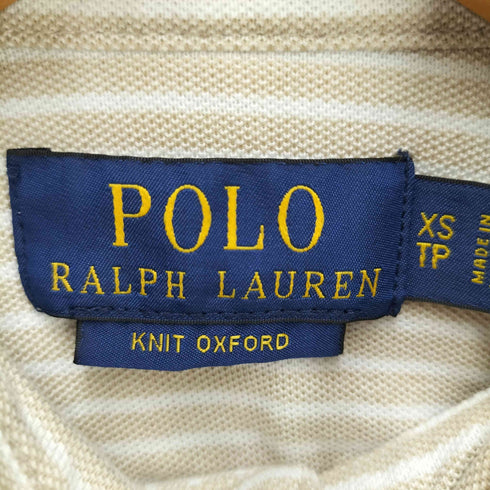ポロラルフローレン POLO RALPH LAUREN KNIT OXFORD ポニー刺繍 L/Sシャツ メンズ JPN:XS