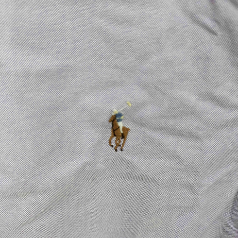ラルフローレン RALPH LAUREN SLIMFIT ポニー刺繍 L/S ボタンダウンシャツ メンズ import:XS