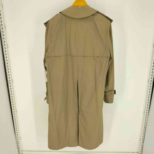 アクアスキュータム AQUASCUTUM 70-80S 英国製 AQUA5 裏地チェック チンストラップ トレンチコート メンズ