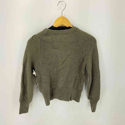 スローブイエナ SLOBE IENA ウールカシミヤ柄編みプルオーバー レディース