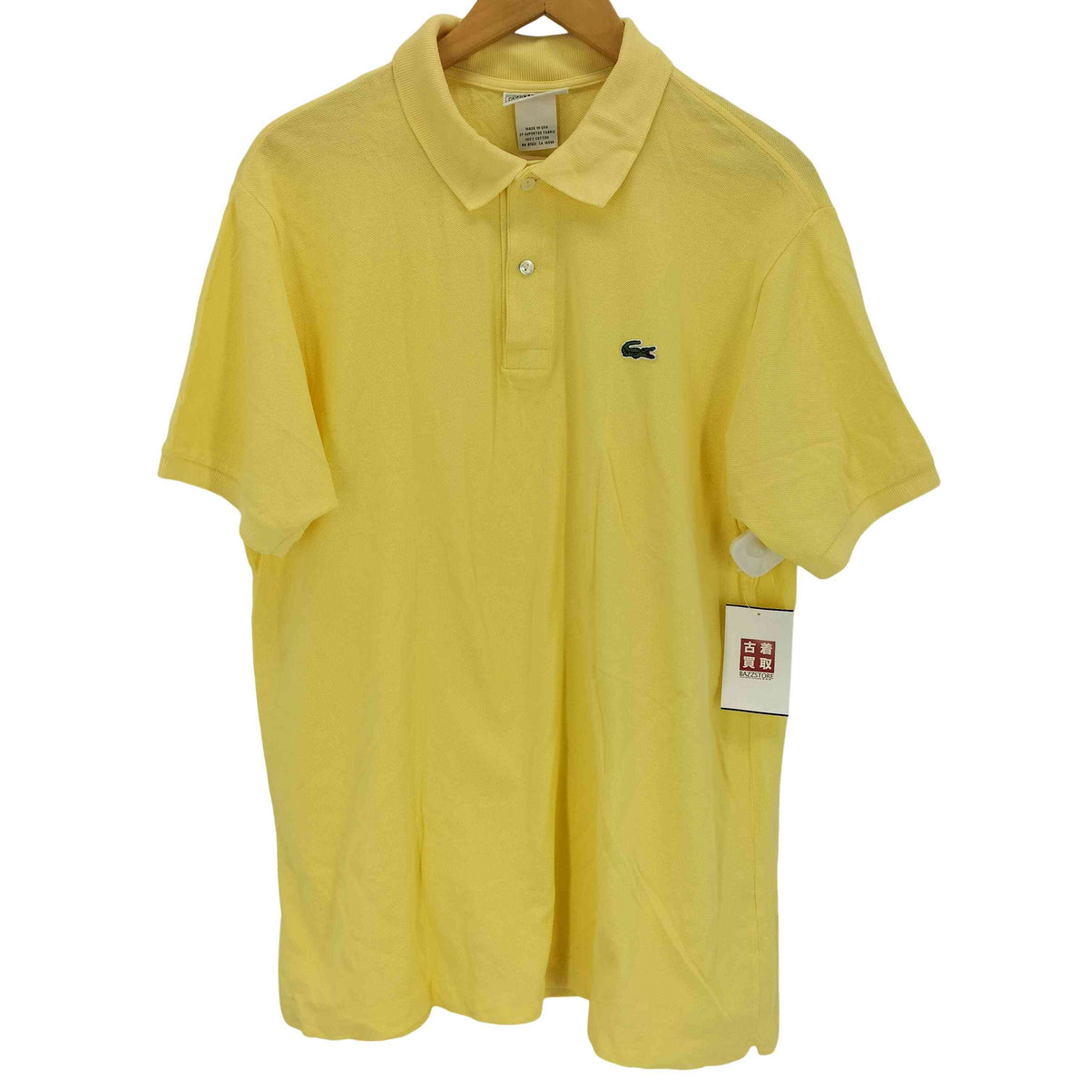 シュミーズラコステ CHEMISE LACOSTE USA製 2枚タグ ポロシャツ メンズ 