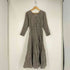 ヌキテパ NE QUITTEZ PAS Dot Print Tuck Sleeve Dress ドットプリント タックスリーブ ワンピース レディース FREE