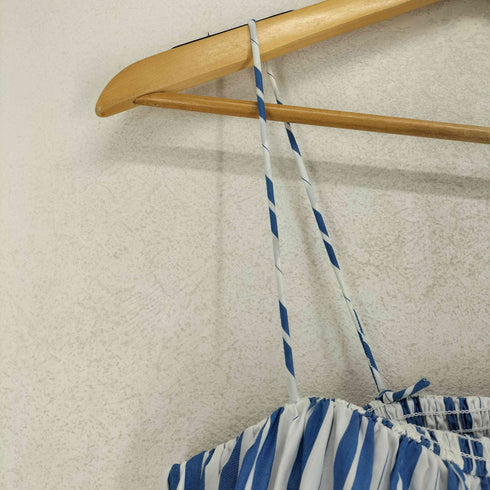 ガニー Ganni ストライプコットンキャミワンピース レディース JPN:36