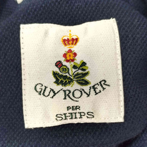 ギローバー GUY ROVER イタリア製 鹿の子 長袖 ボタンダウン シャツ メンズ JPN:M