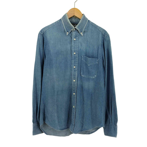 ギットマンブラザーズ GITMAN BROS. MADE IN USA Vintage 片ポケ ボタンダウンL/Sデニムシャツ メンズ import:S