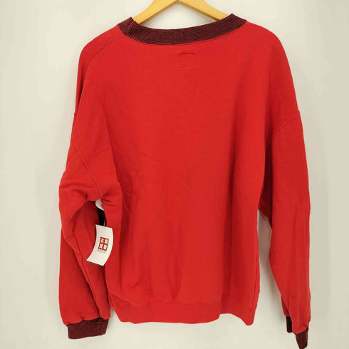 ユナイテッドカラーズオブベネトン UNITED COLORS OF BENETTON Vガゼット プリント L/S スウェット メンズ JPN:L