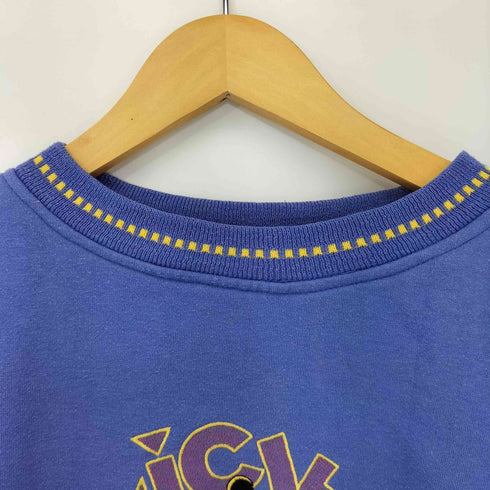 90S キャラクタープリント刺繍 L/S スウェット メンズ