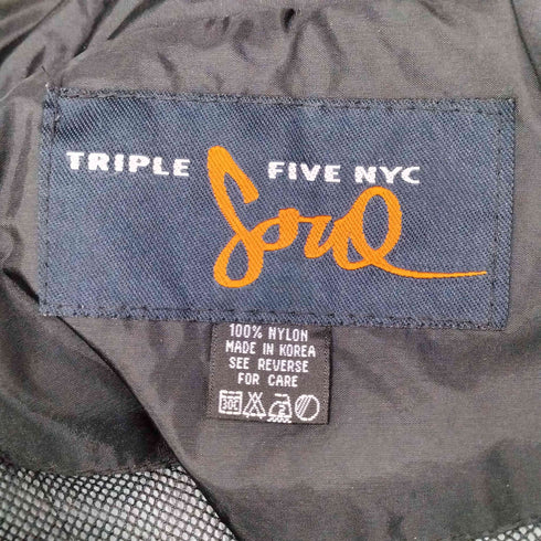 トリプルファイブソウル TRIPLE FIVE SOUL 裏地メッシュ ジップアップ フーディ ナイロン ジャケット メンズ