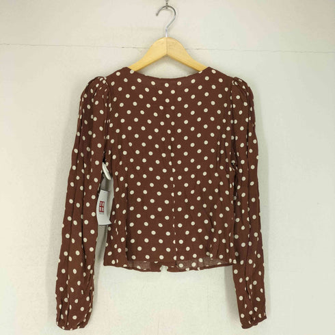 リフォーメーション REFORMATION ドット柄パフショルダーブラウス レディース JPN:S