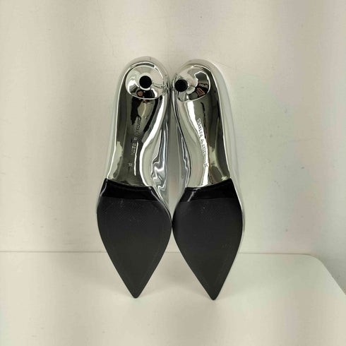 チャールズキース CHARLES & KEITH ポインテッドトゥ キトゥンヒールパンプス レディース JPN:38