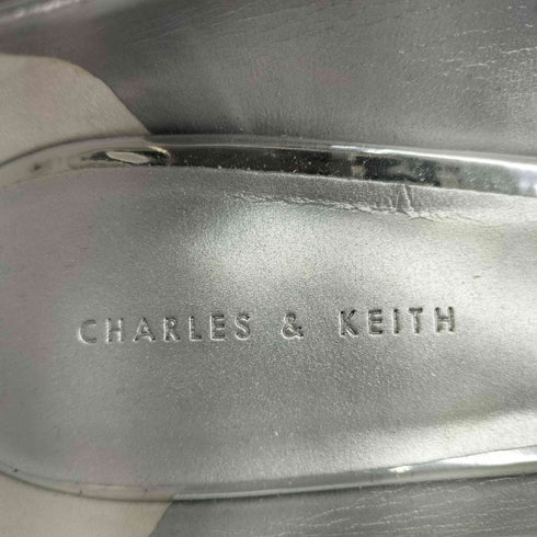 チャールズキース CHARLES & KEITH ポインテッドトゥ キトゥンヒールパンプス レディース JPN:38
