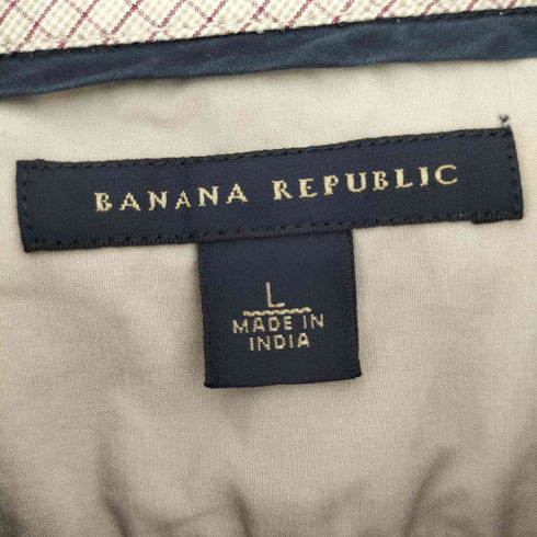 バナナリパブリック BANANA REPUBLIC グラフチェック レギュラーカラーシャツ メンズ import:L