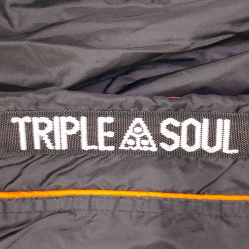 トリプルファイブソウル TRIPLE FIVE SOUL 裏地メッシュ サイドライン ロゴ刺繍 ナイロン パンツ メンズ