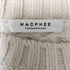 マカフィー MACPHEE 23AW ウールパターンニット ショートプルオーバー レディース JPN:S