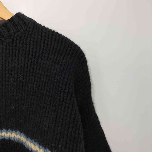 ジェイクルー J.CREW 90-2000s HAND KNIT モックネック プルオーバーニット メンズ import:L