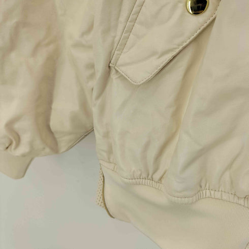 アディダスオリジナルス adidas Originals 21AW Bomber Jacket ボンバージャケット フェイクレザー レディース import:M