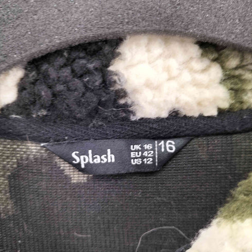 Splash カモ柄ハーフジップフリース レディース 16