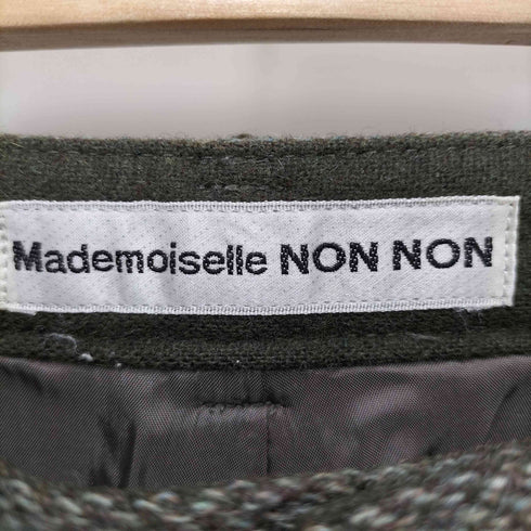 マドモアゼルノンノン mademoiselle NON NON ウールテーパードセットアップ レディース ONE SIZE 上51、下37
