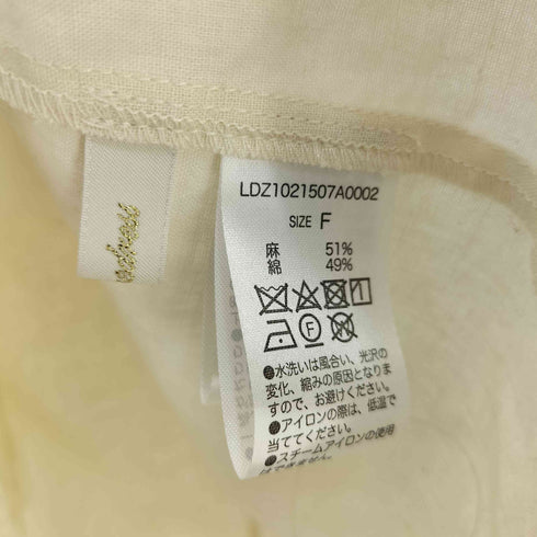 ラウンジドレス Loungedress 22aw ライトリネンジャケット レディース FREE
