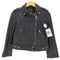 ベルシュカ BERSHKA 羊革 シープスキン レザー クロップド ジャケット ライダース レディース JPN:L