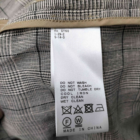ジャーナルスタンダード JOURNAL STANDARD 22SS PE麻チェックハーフスリーブジャケット レディース