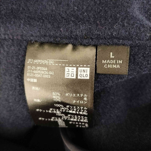 ユニクロ UNIQLO ダブルフェイスショートコート レディース JPN:L