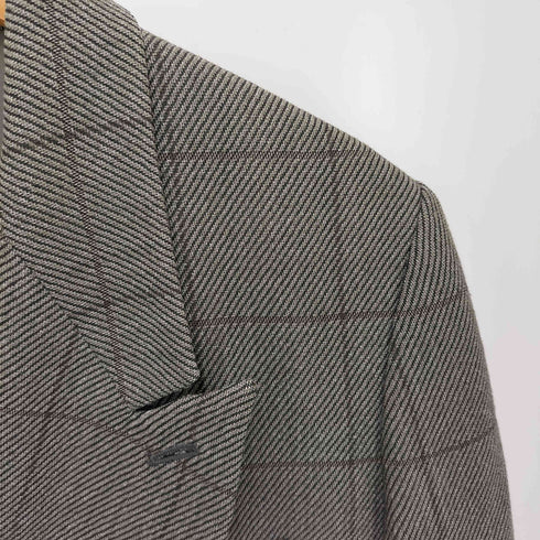 エンポリオアルマーニ EMPORIO ARMANI チェック柄テーラードジャケット レディース