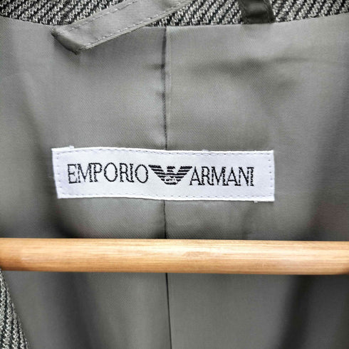 エンポリオアルマーニ EMPORIO ARMANI チェック柄テーラードジャケット レディース