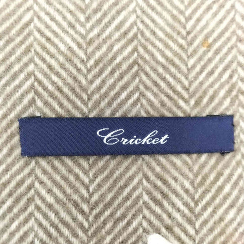 cricket ヘリンボーンマフラー メンズ