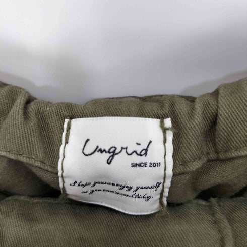 アングリッド Ungrid ミリタリーボリュームサロペット レディース FREE