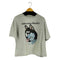gray プリントクルーネックTシャツ レディース JPN:XL