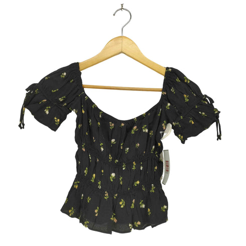 リフォーメーション REFORMATION フラワー柄ショートブラウス レディース JPN:S