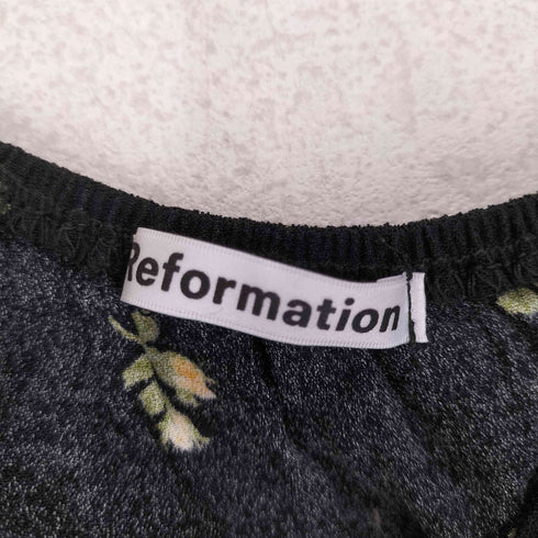 リフォーメーション REFORMATION フラワー柄ショートブラウス レディース JPN:S